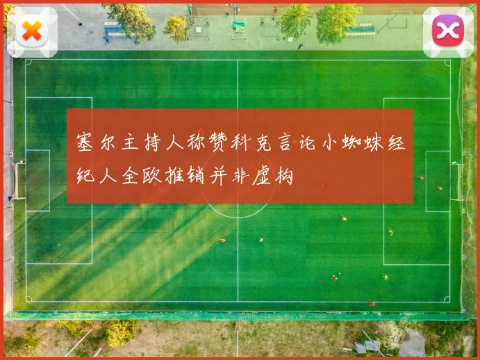 塞尔主持人称赞科克言论小蜘蛛经纪人全欧推销并非虚构